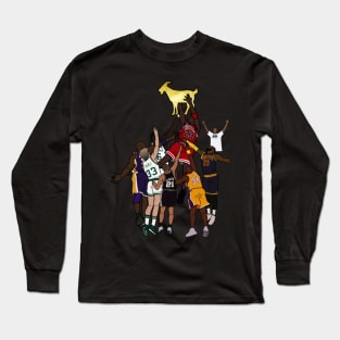 Michael Jordan Is The GOAT - NBA Chicago Bulls Long Sleeve T-Shirt